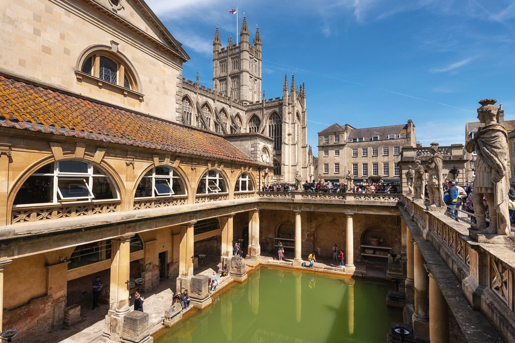 Bath ist bekannt für seine römischen Bäder