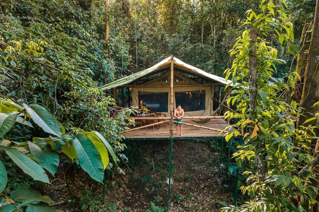 Ein Baumhaus im Colina Secreta Glamping and Villas in Puerto Viejo, Costa Rica