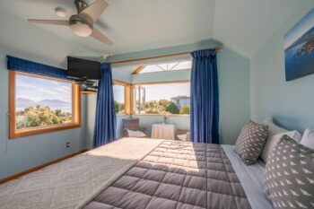 Zimmer in der Nikau Lodge in Kaikoura, Neuseeland