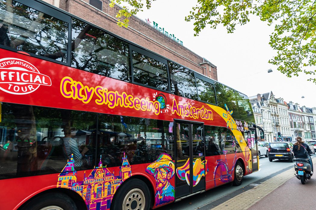 City Sightseeing Bus in Amsterdam