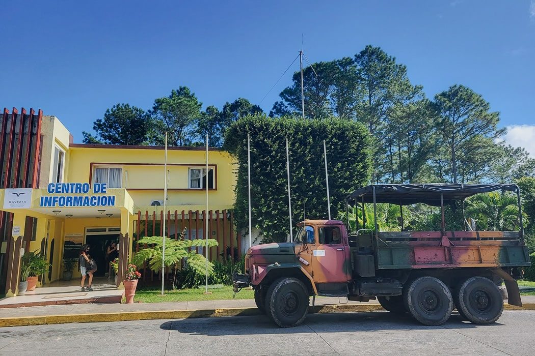 Infozentrum auf Kuba