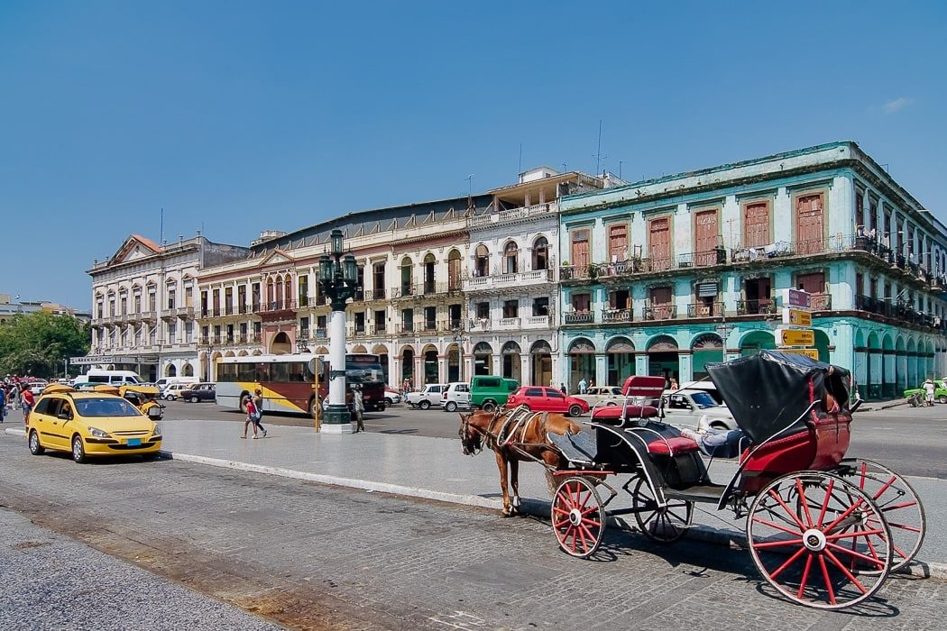 Ein Taxi auf Kuba kann alles sein: Kutsche, gelbes Auto oder Fahrrad