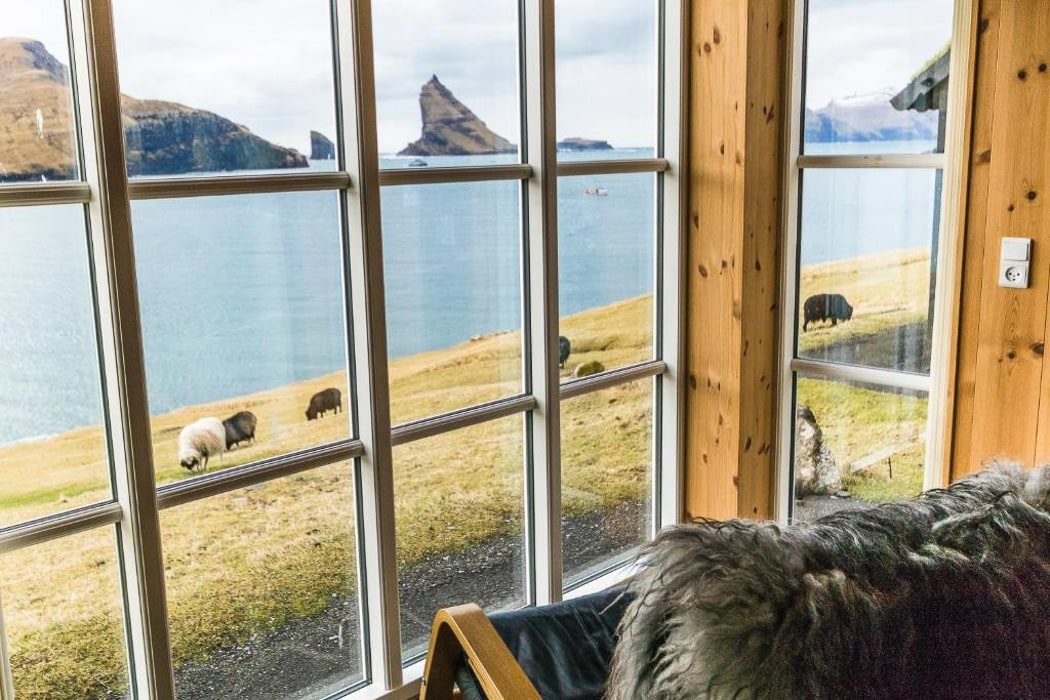 Das Apartment The View in Bour auf den Färöer Inseln