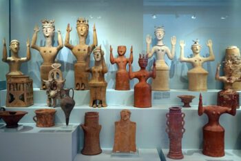 Werke im archäologischen Museum in Heraklion