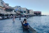 Der Hafen von Chania auf Kreta