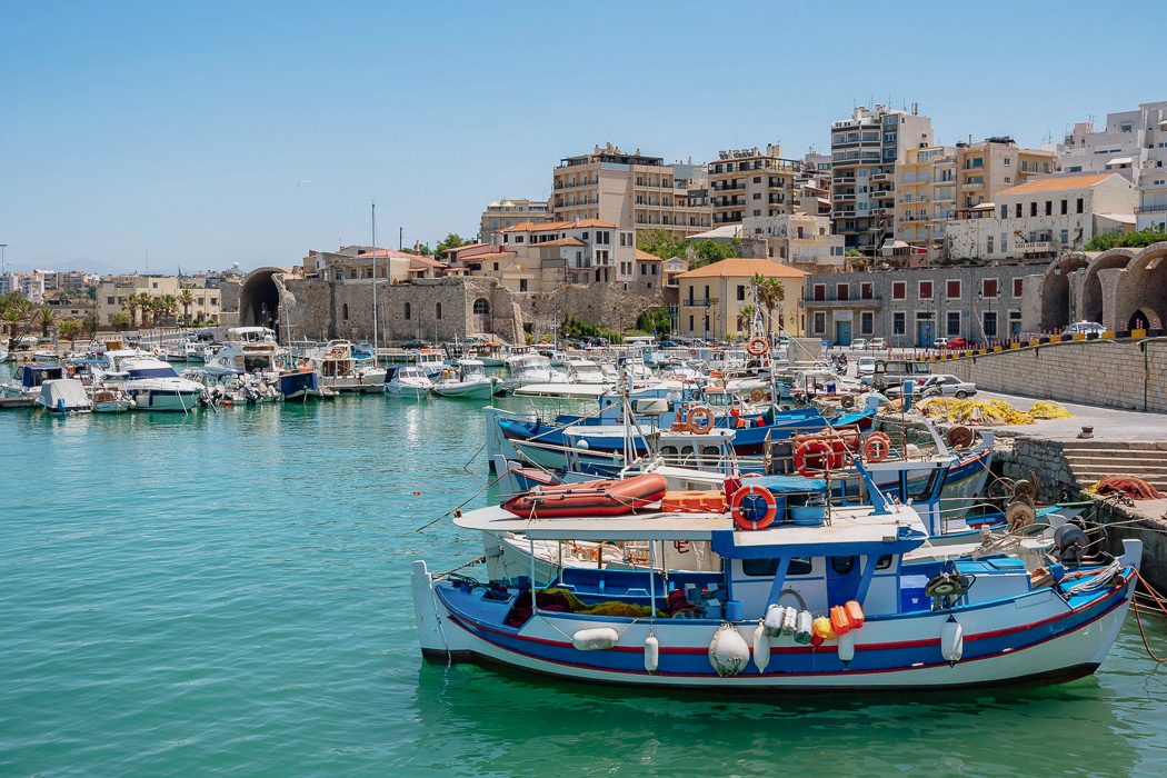 Der Hafen von Herkalion auf Kreta