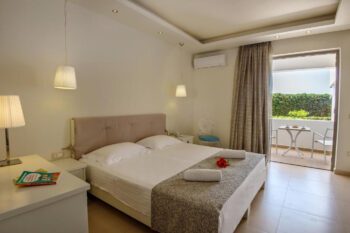 Zimmer im Iperion Beach Hotel bei Rethymno auf Kreta