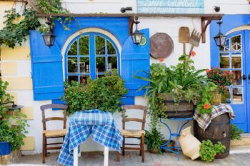 Ein kleines Restaurant in Malia auf Kreta