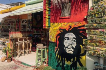 Eine Hippie-Bar in Matala auf Kreta.