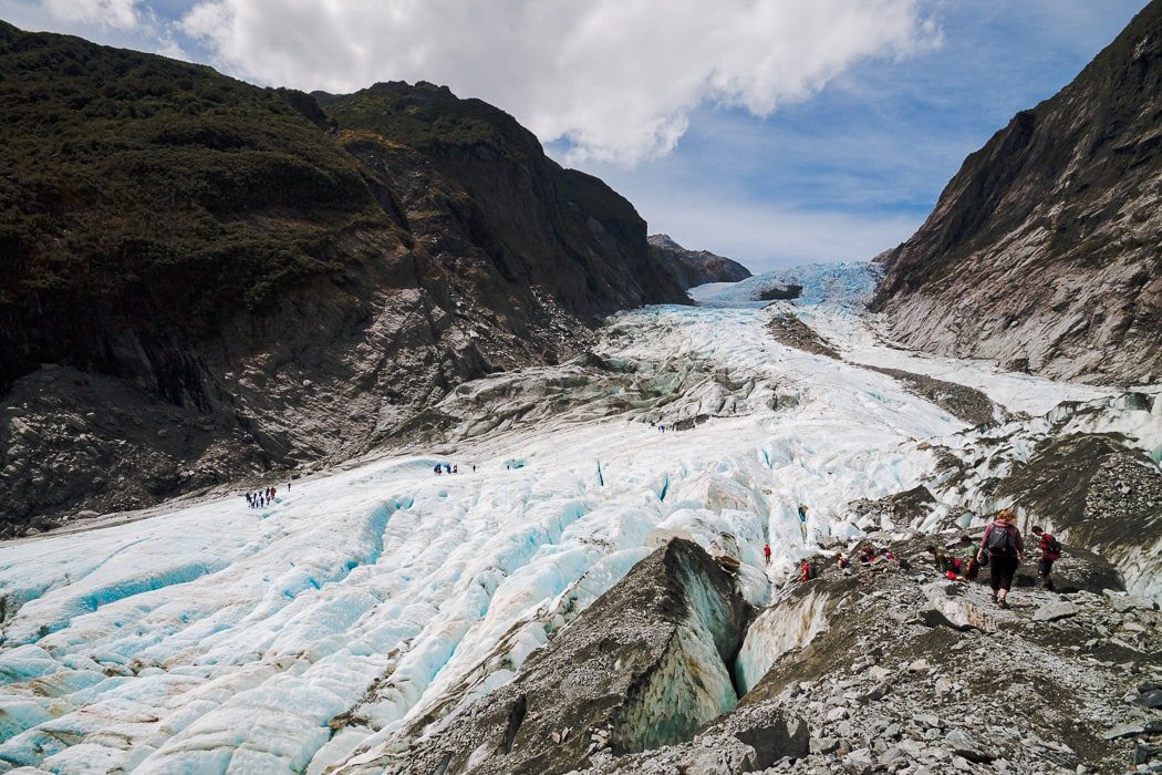 Gletscherzunge des Franz Josef Glacier