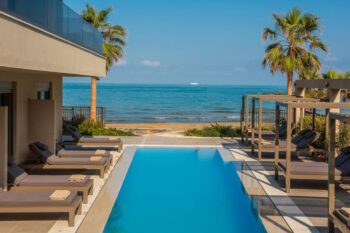 Pool im Riviera Boutique Hotel in Malia auf Kreta