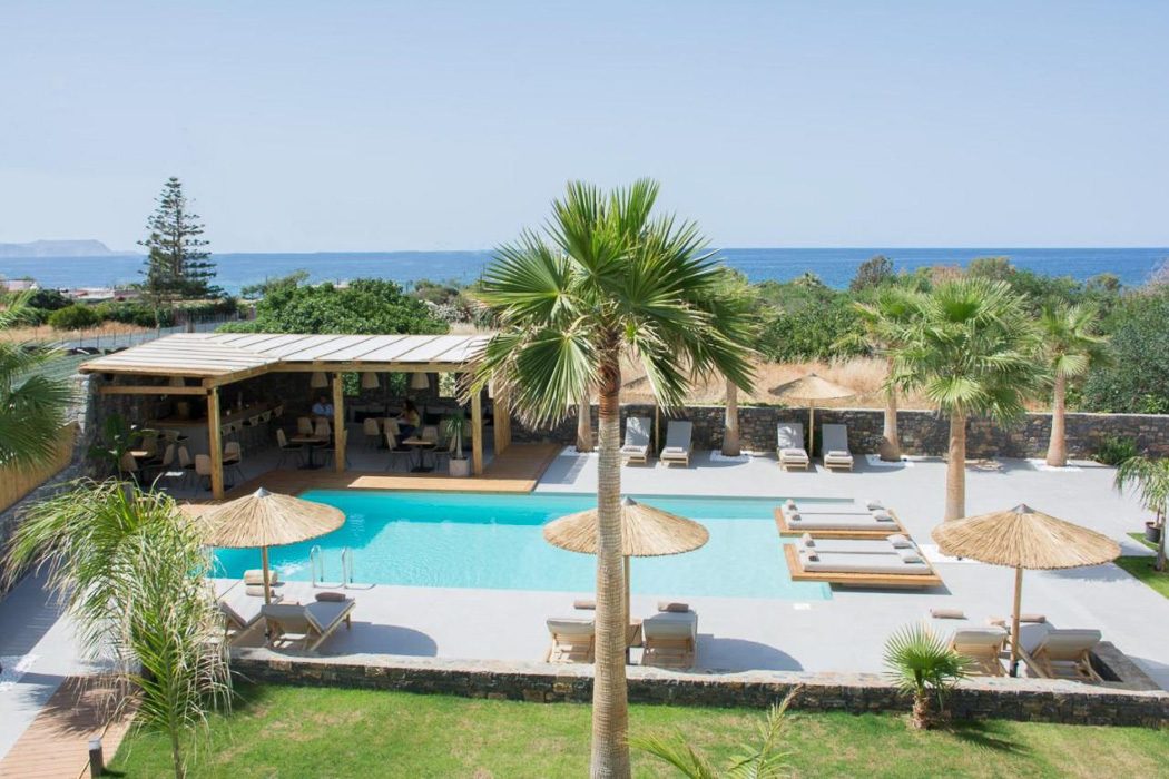 Pool im Aqua Blu Adults Only Hotel auf Kreta