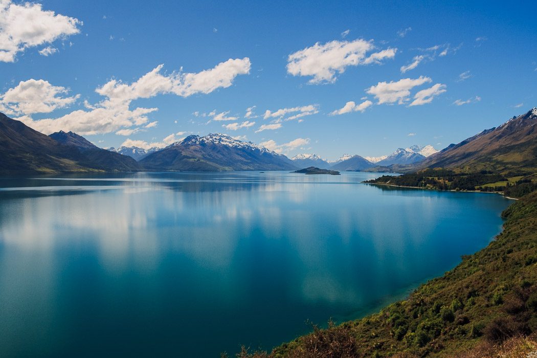Lake Wakatipu ist der drittgrößte Binnensee Neuseelands
