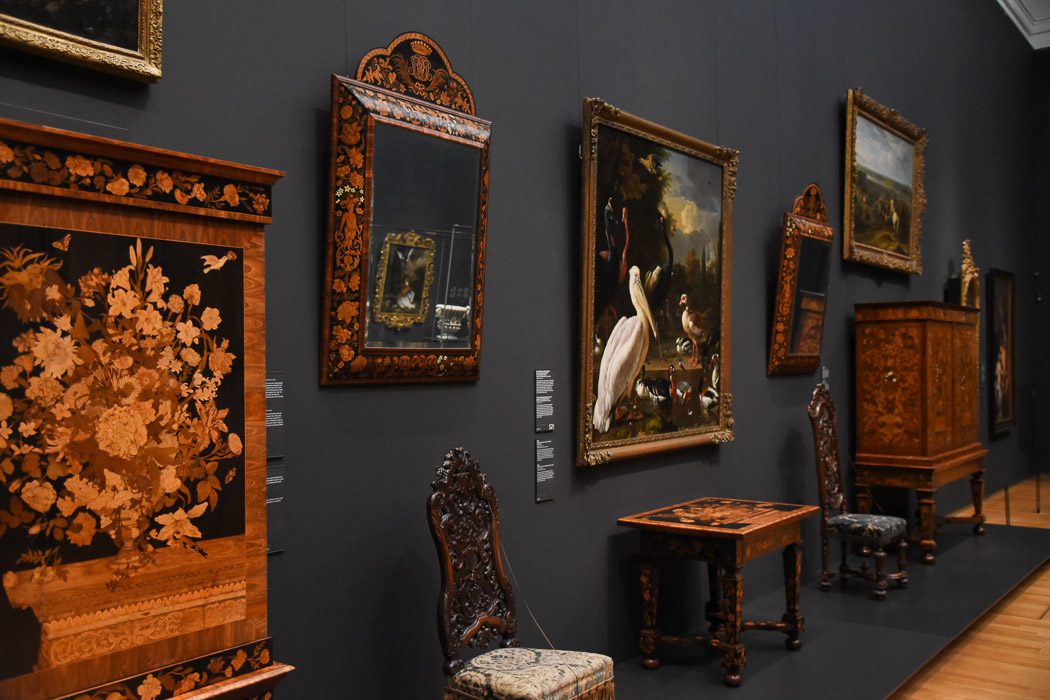 Im Rijksmuseum sind auch Möbel ausgestellt