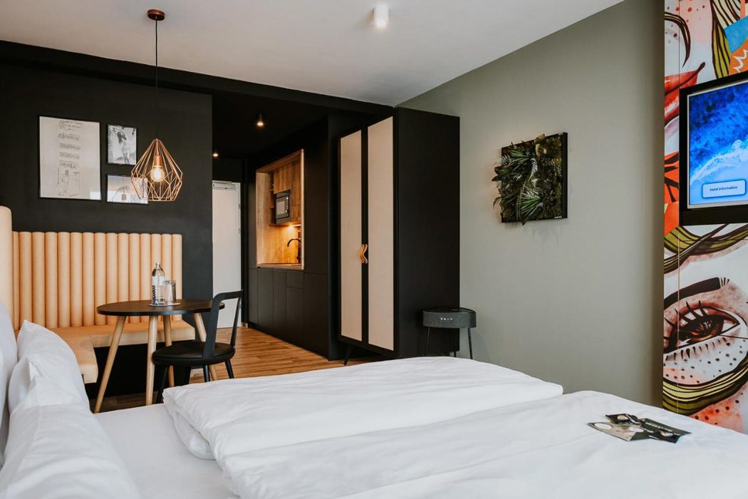 Das Rioca Vienna Posto 2 in Wien ist ein günstiges Apartment Hotel mit besonderem Design
