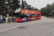 Der rote Sightseeing Bus