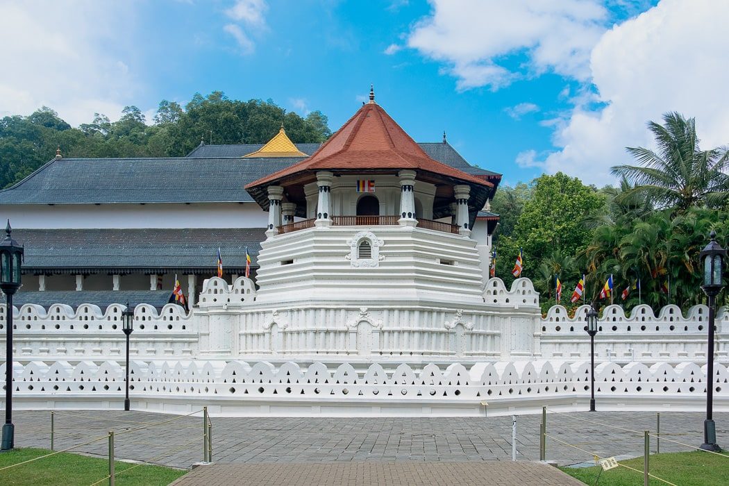 Zahntempel in Kandy von außen