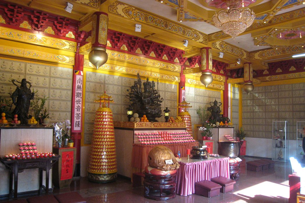 In Little China gibt es auch einen Tempel