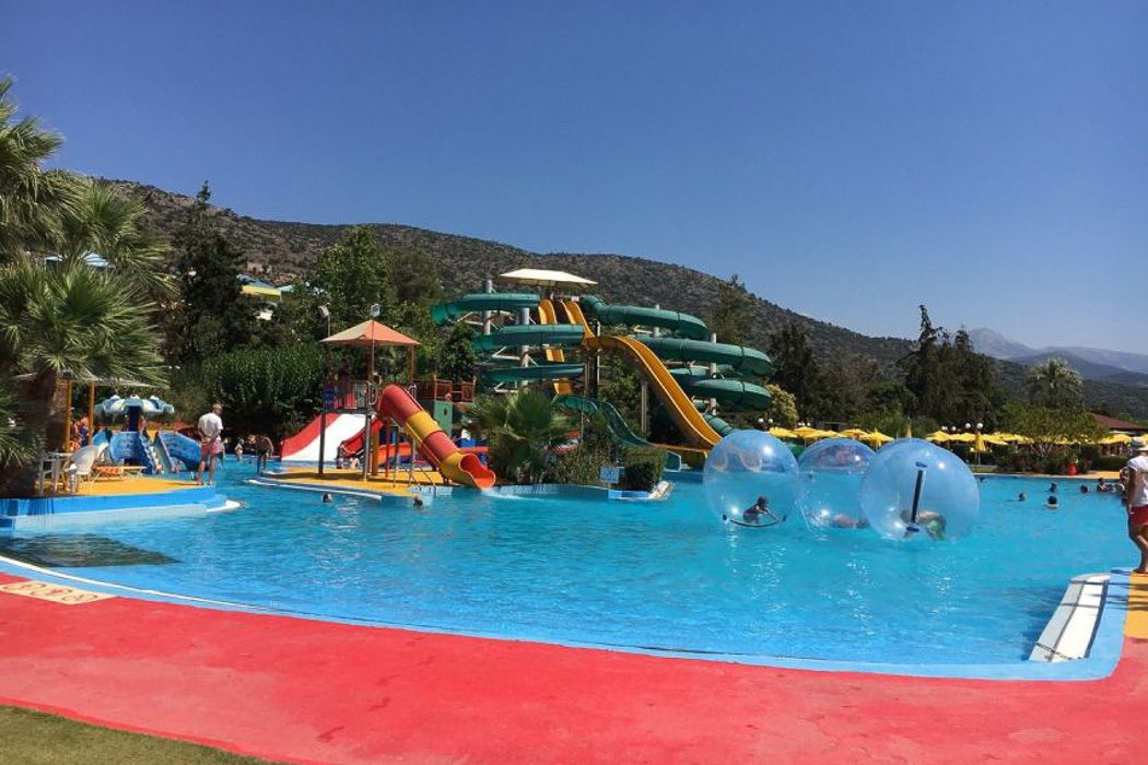Der Acqua Plus Wasserpark auf Kreta