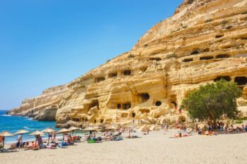 Die Höhlen von Matala auf Kreta