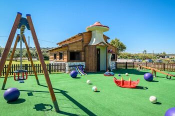 Der Spielplatz im Solimar Aquamarine Resort auf Kreta