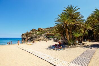 Der Vai Strand auf Kreta