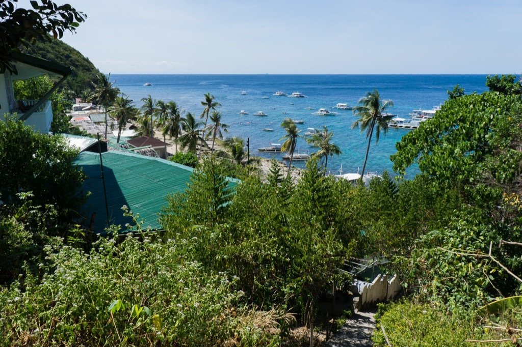 Aussicht Liberty Lodge Resort Apo Island
