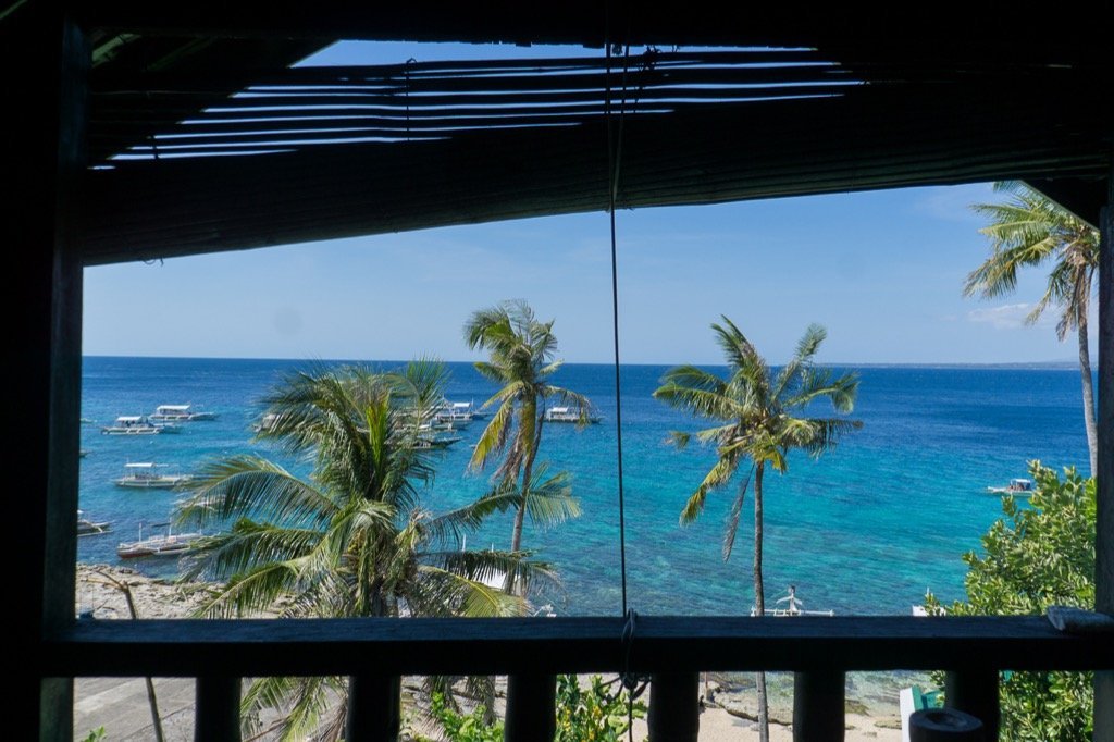 Aussicht Balkon Liberty Lodge Resort Apo Island