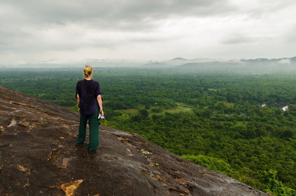 Aussicht vom Pidurangala Felsen
