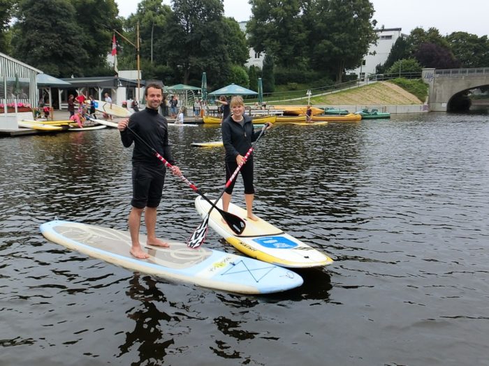 Stand Up Paddling Alster